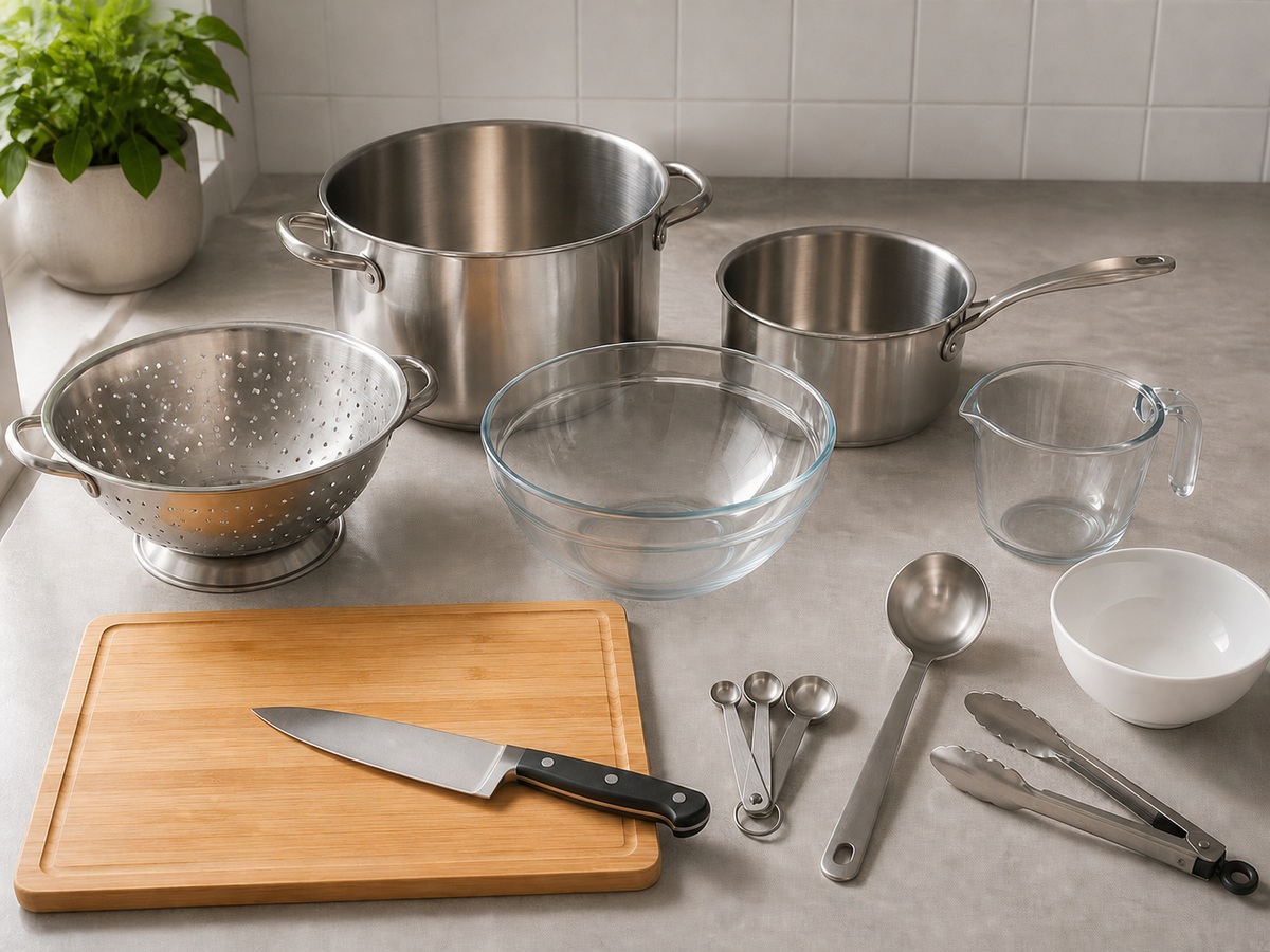 Laksa Kari Singapura dengan Ayam dan Udang required home-kitchen tools