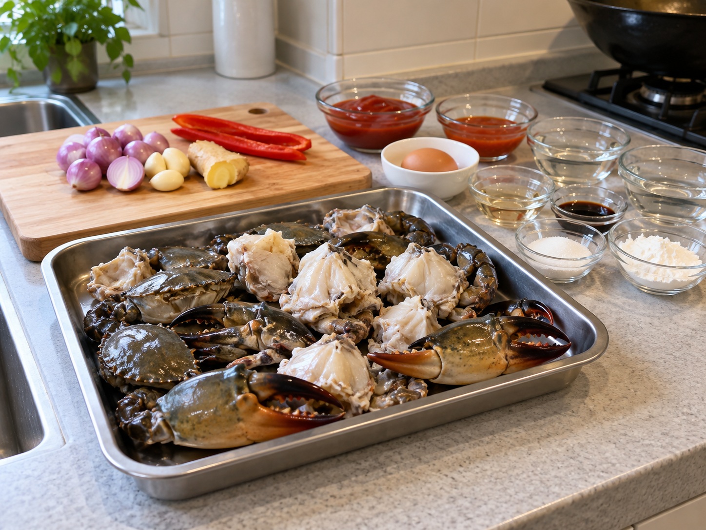 Kepiting Cabai Singapura — Periksa kepiting