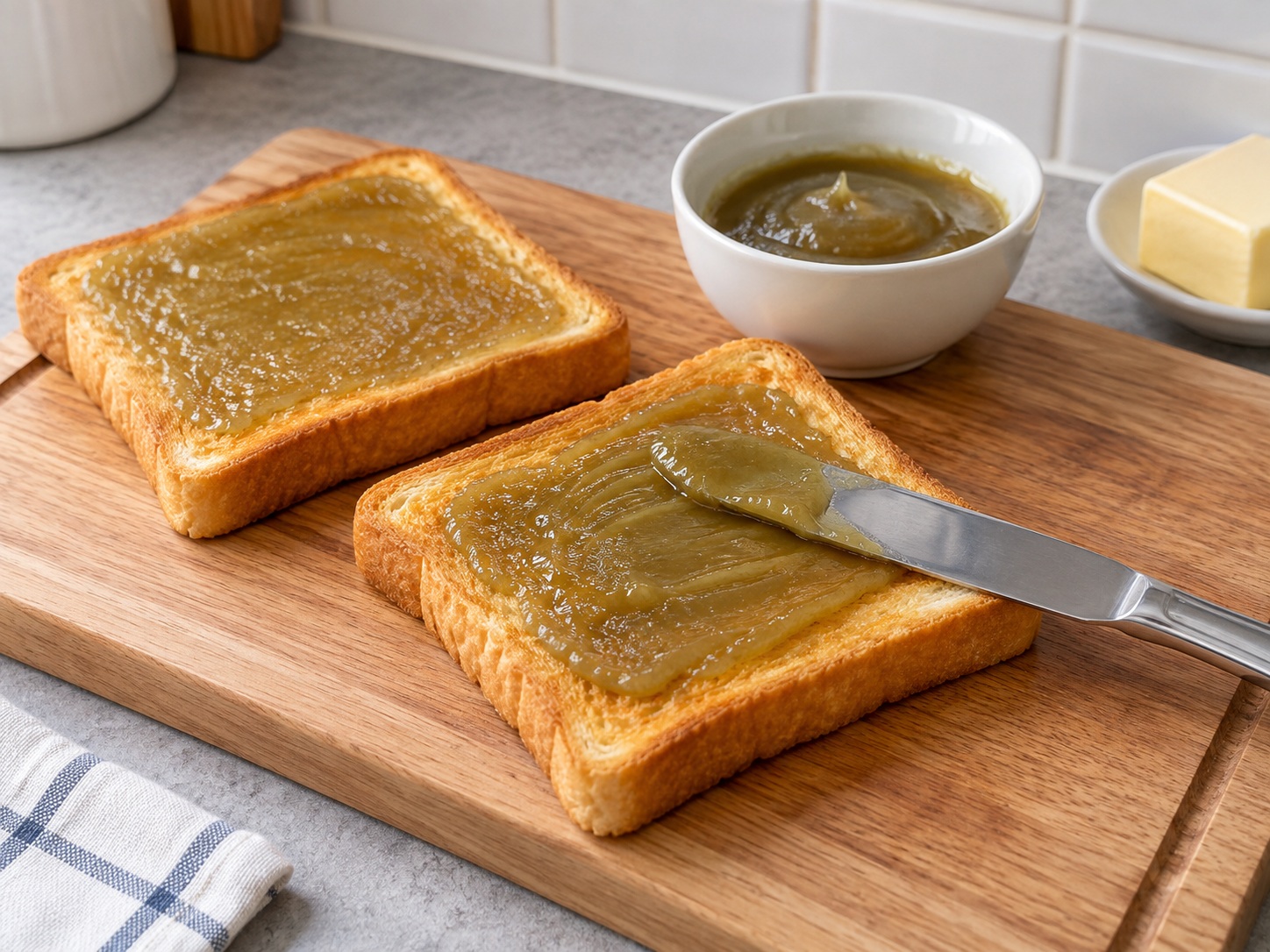 Singapore Kaya Butter Toast — Spread kaya