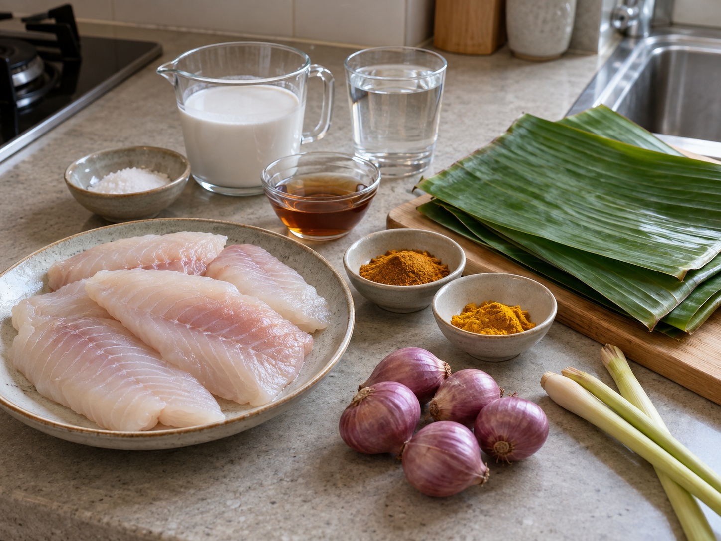 Otah Ikan Singapura — bahan