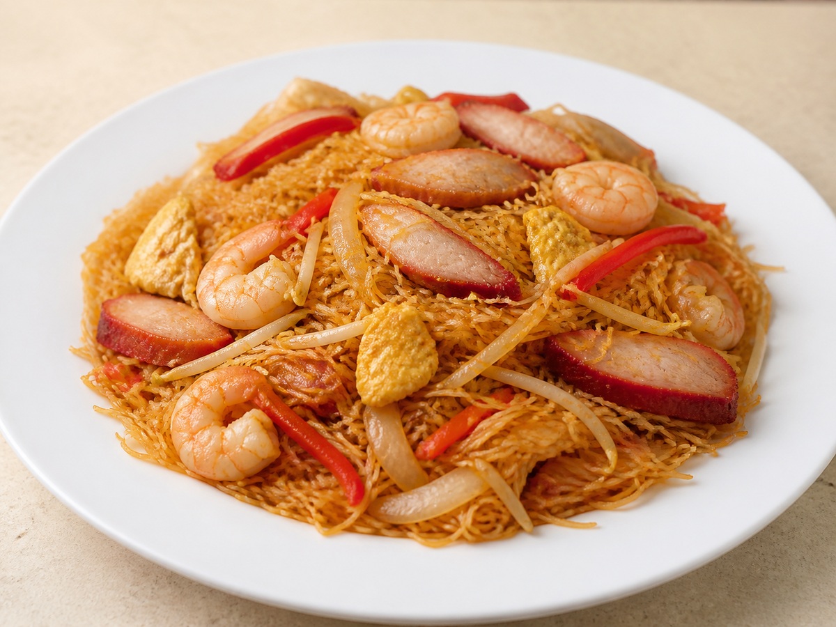 Singapore-style Ginisang Bihon: Ihain nang mainit