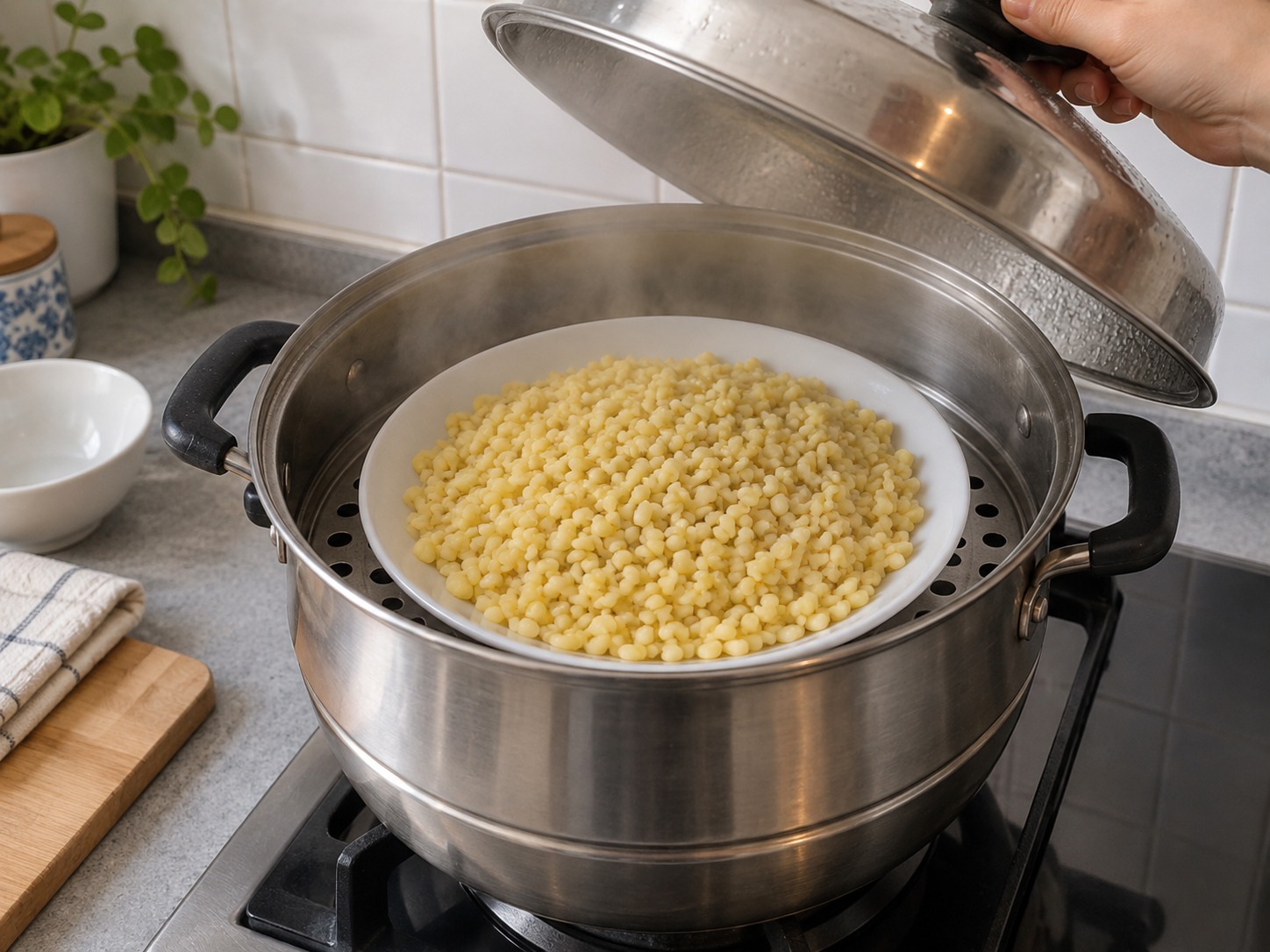 Singaporean Tau Suan — Steam twenty minutes until tender but intact