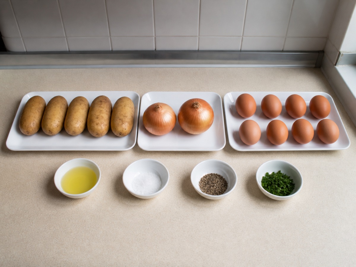 Spanish Potato and Onion Tortilla — ingredient overview