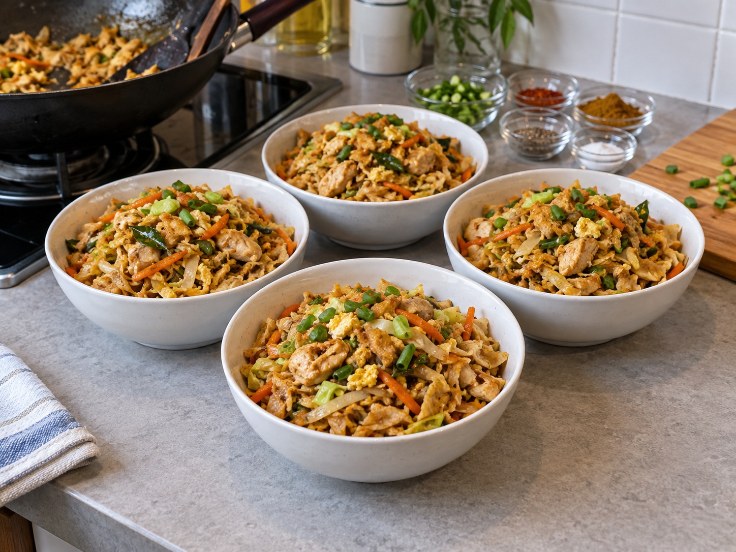 Kottu Roti Ayam Sri Lanka — Sajikan kottu