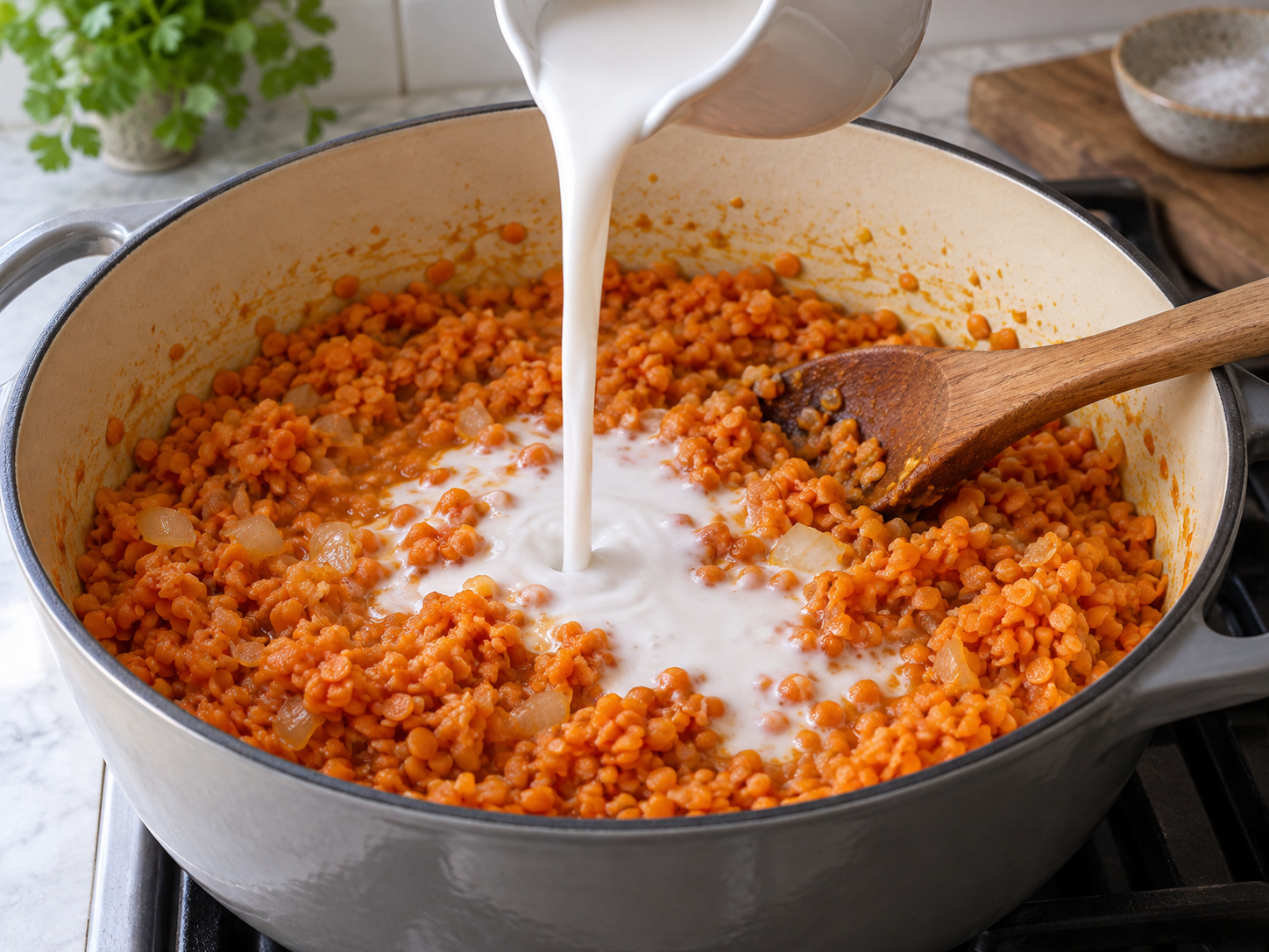 Sri Lankan Coconut Dhal Curry — Ilagay ang gata