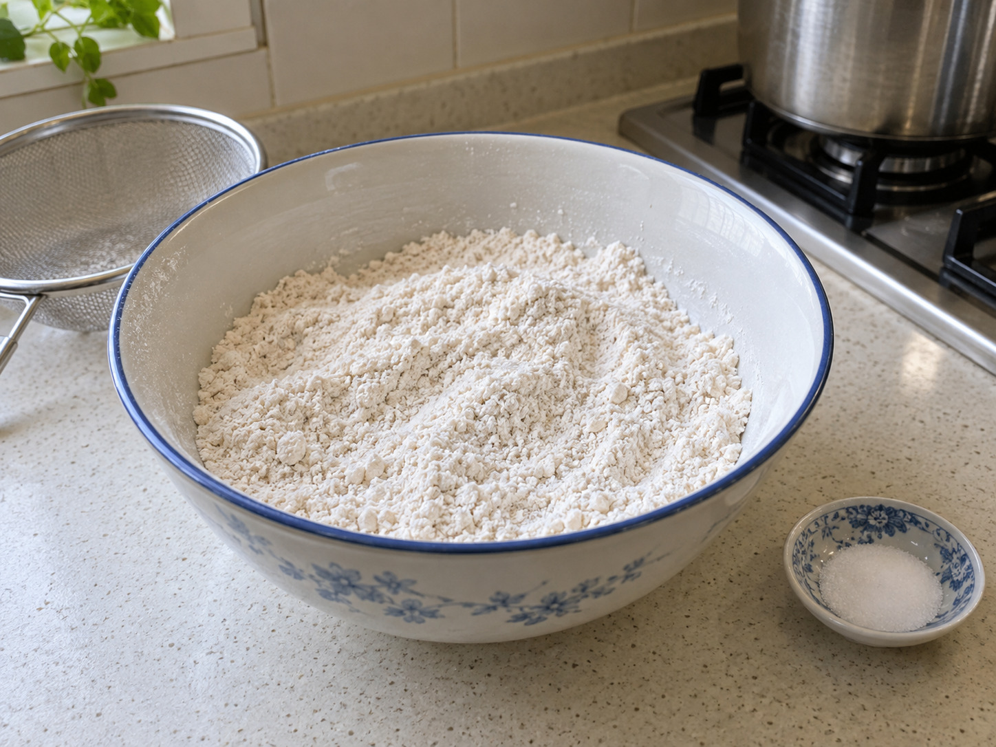 Sri Lankan Pittu na Bigas at Niyog — Ihalo ang asin