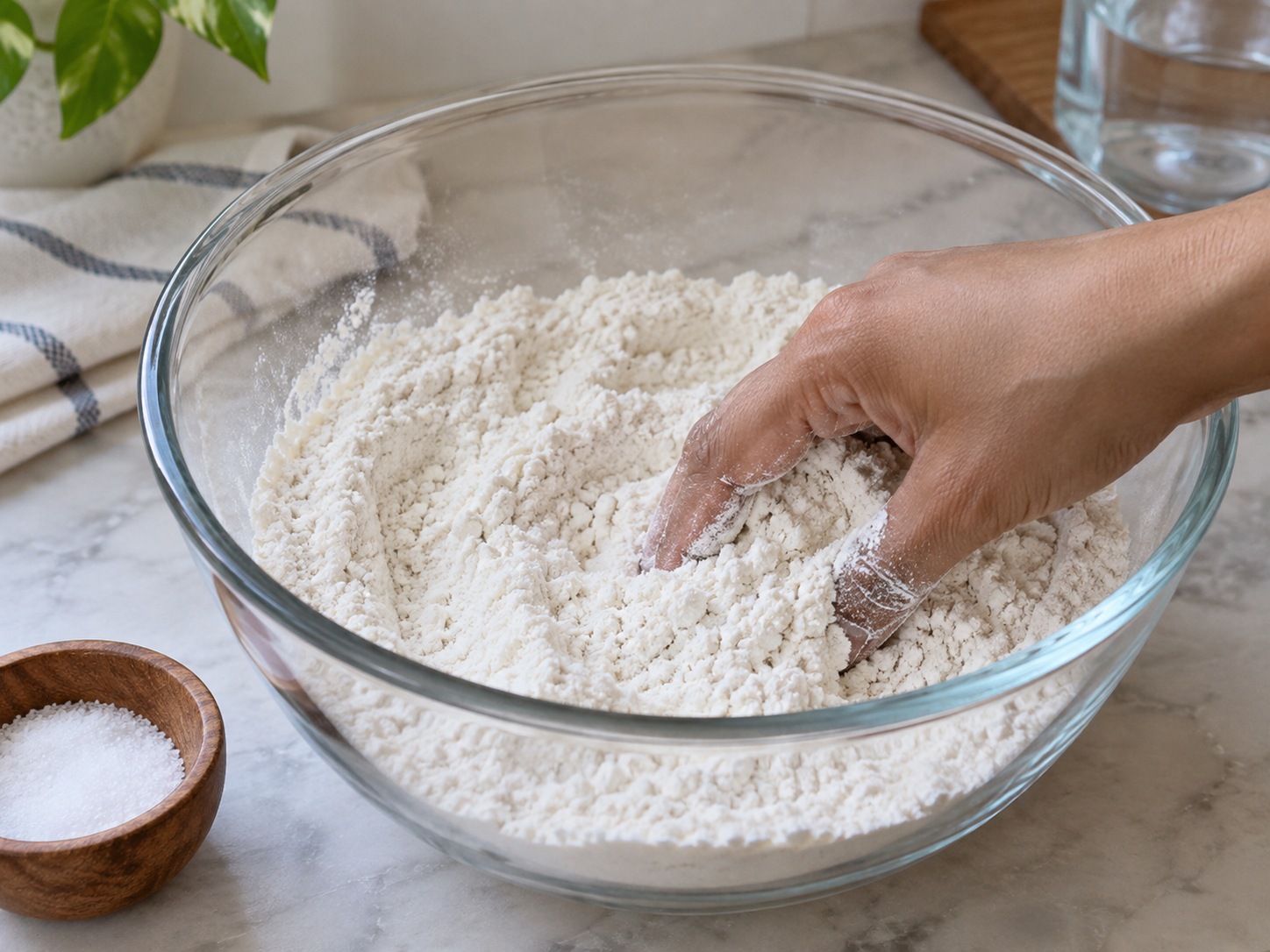 Sri Lankan String Hoppers na Pugad ng Noodles — Haluin ang asin