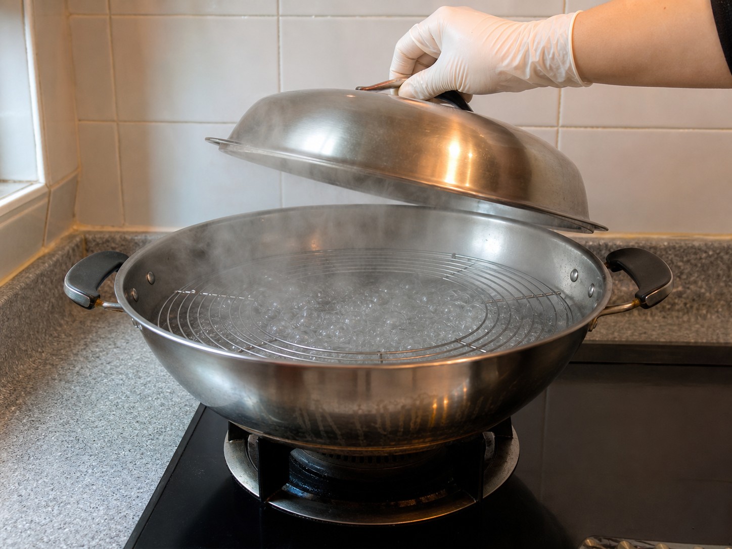 Steamed Grass Carp with Preserved Mustard Greens — step 10