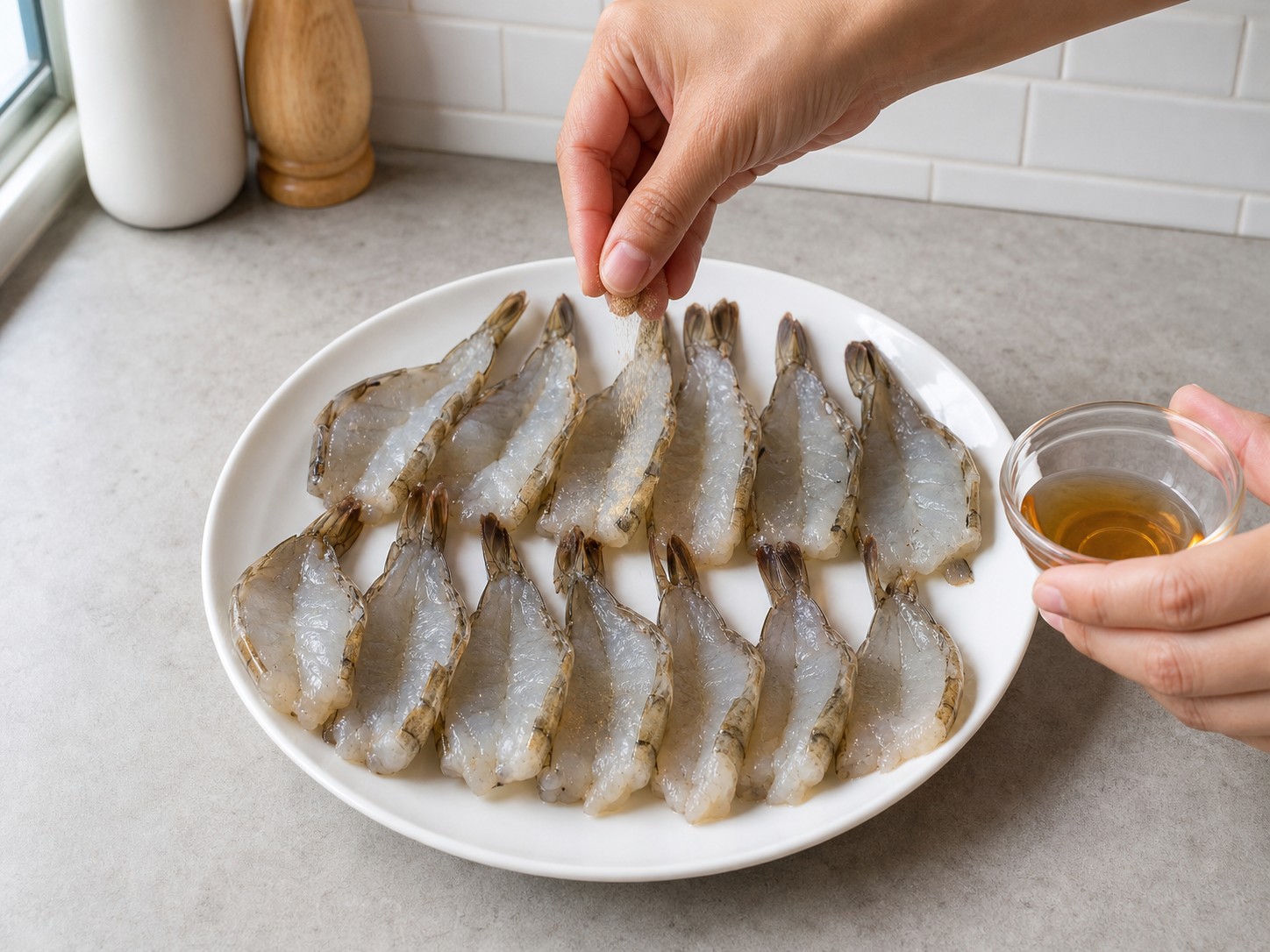 Steamed Split Prawns with Garlic and Vermicelli — step 5
