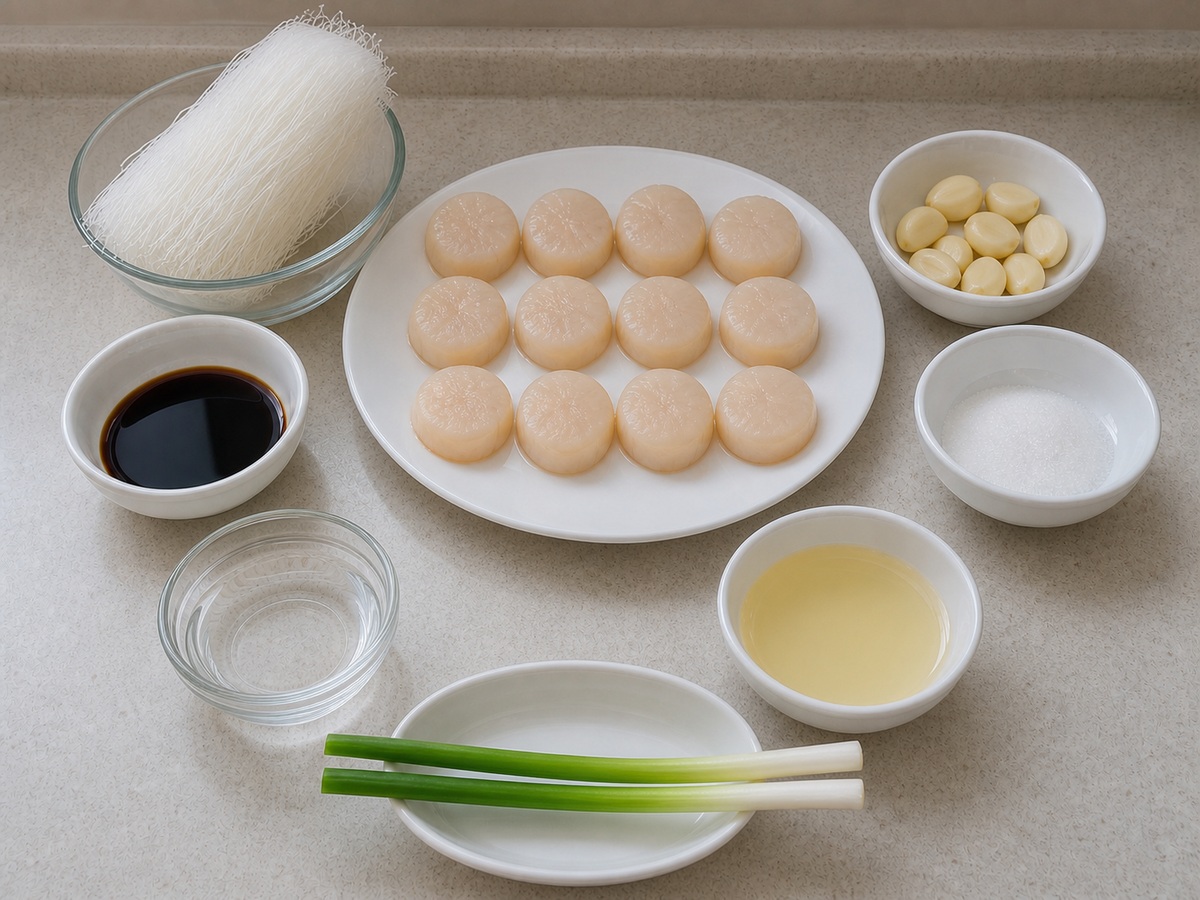蒜蓉粉絲蒸帶子 complete ingredient overview