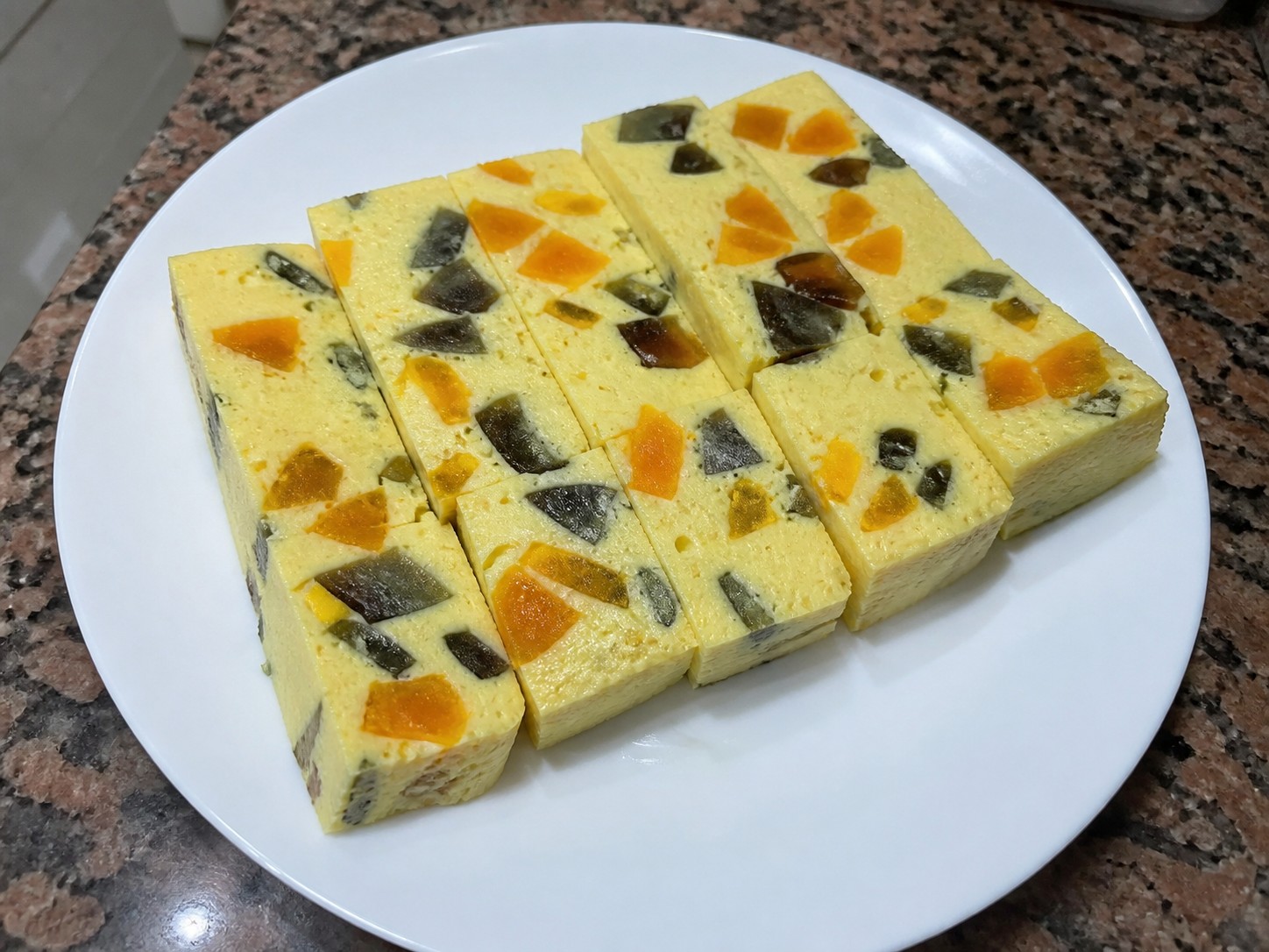 蒸三色蛋 — 完成菜式