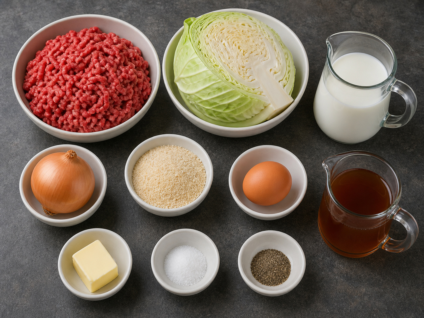 Suwekong Kålpudding na Baka at Repolyo — ingredients overview