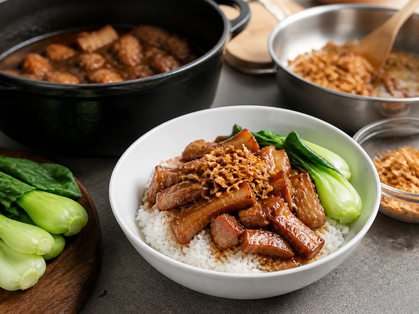 台式滷肉飯 Taiwanese Braised Pork Rice