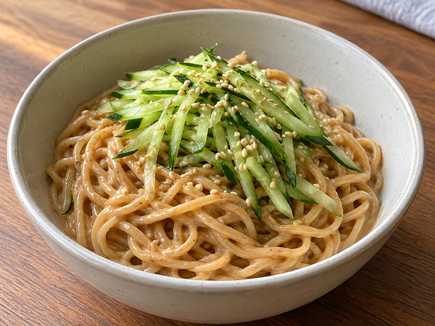 台式麻醬麵 — 完成圖