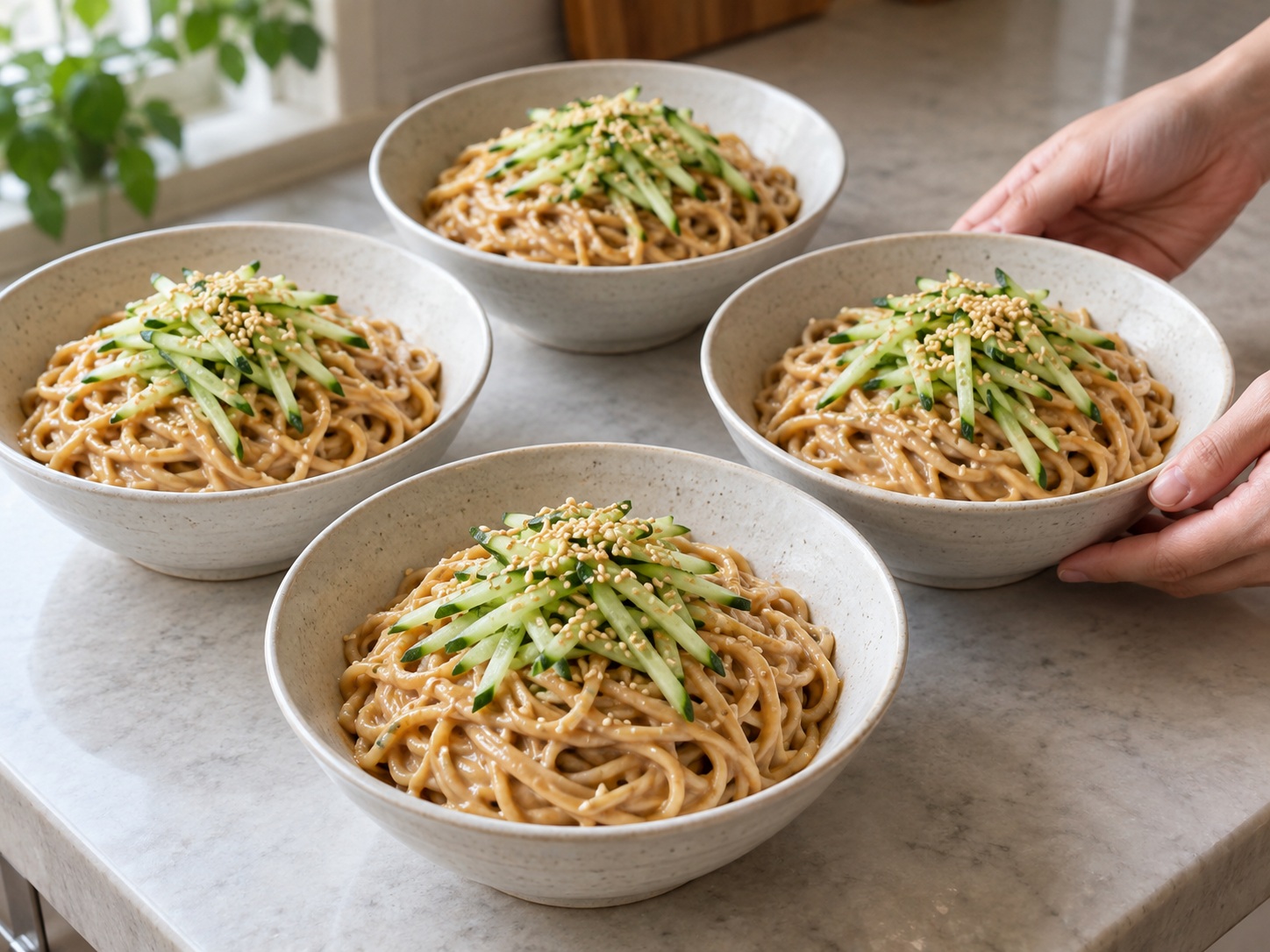 Pansit Sesame ng Taiwan — Hakbang 12