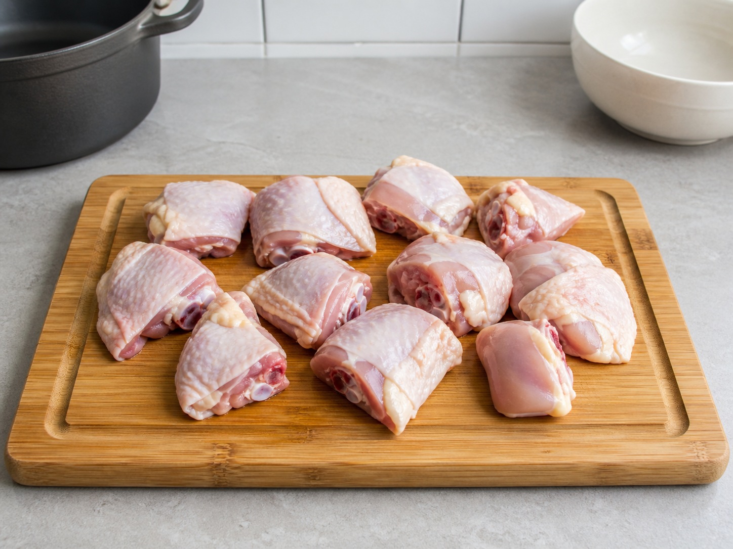 Sup Ayam Minyak Wijen ala Taiwan: Potong ayam