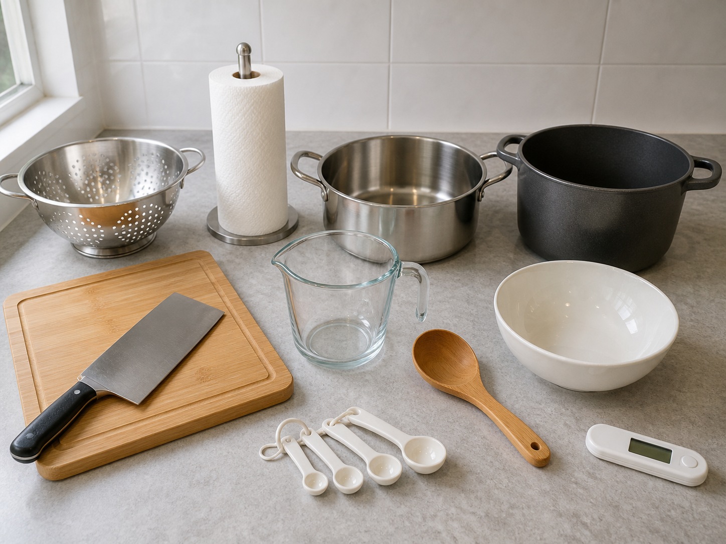 Sup Ayam Minyak Wijen ala Taiwan required home-kitchen tools