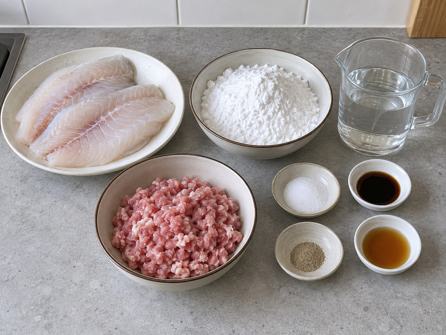 潮州魚餃 — 材料