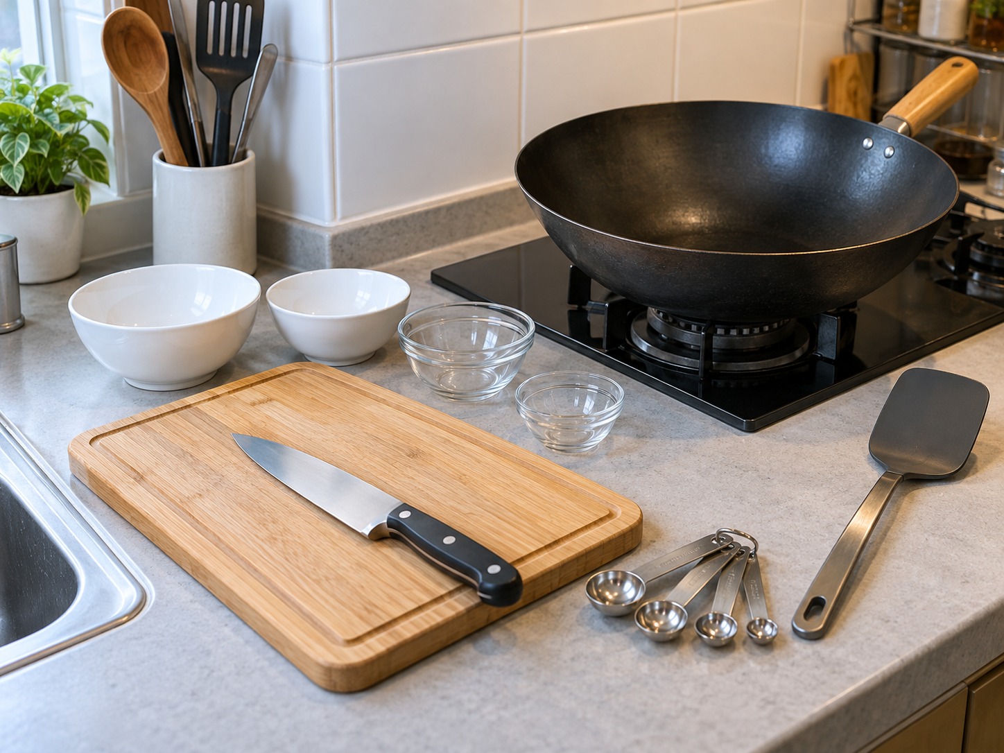 Thai Crab Curry Egg Stir-Fry — tools