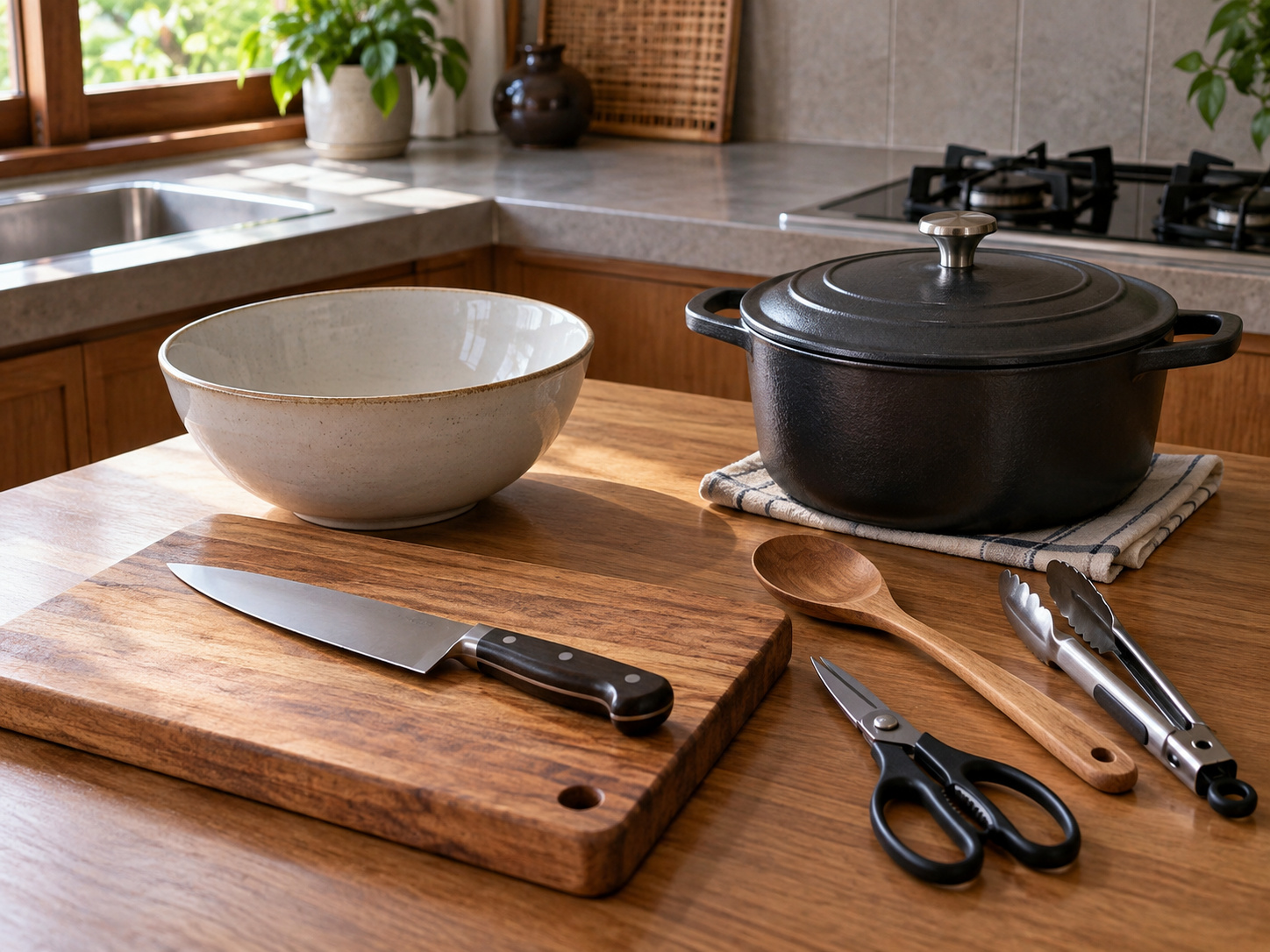 泰式鮮蝦粉絲煲 — 工具