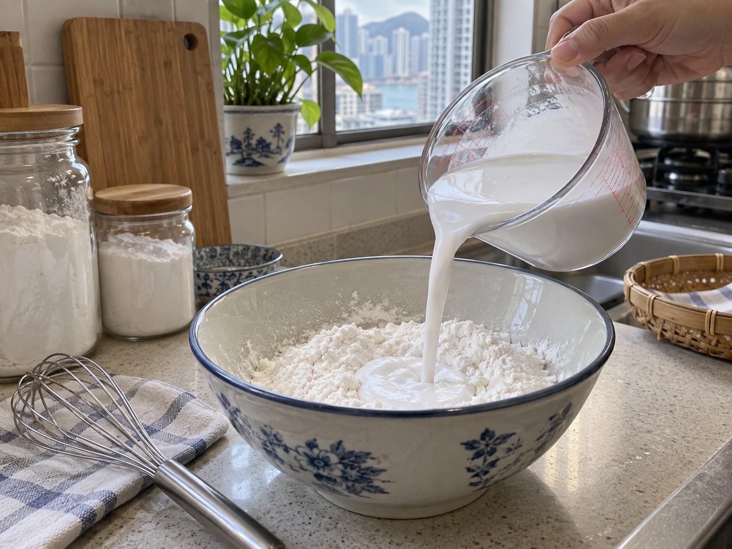 泰式蒸香蕉糕 — 加入椰奶