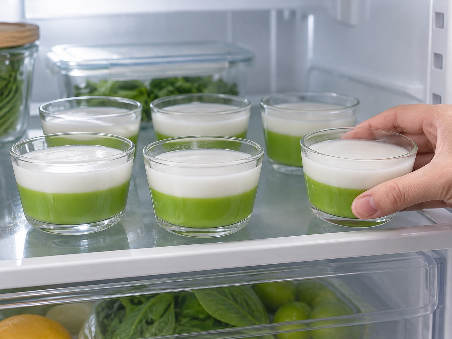 Thai Khanom Tako Pandan Coconut Pudding — Cool and chill
