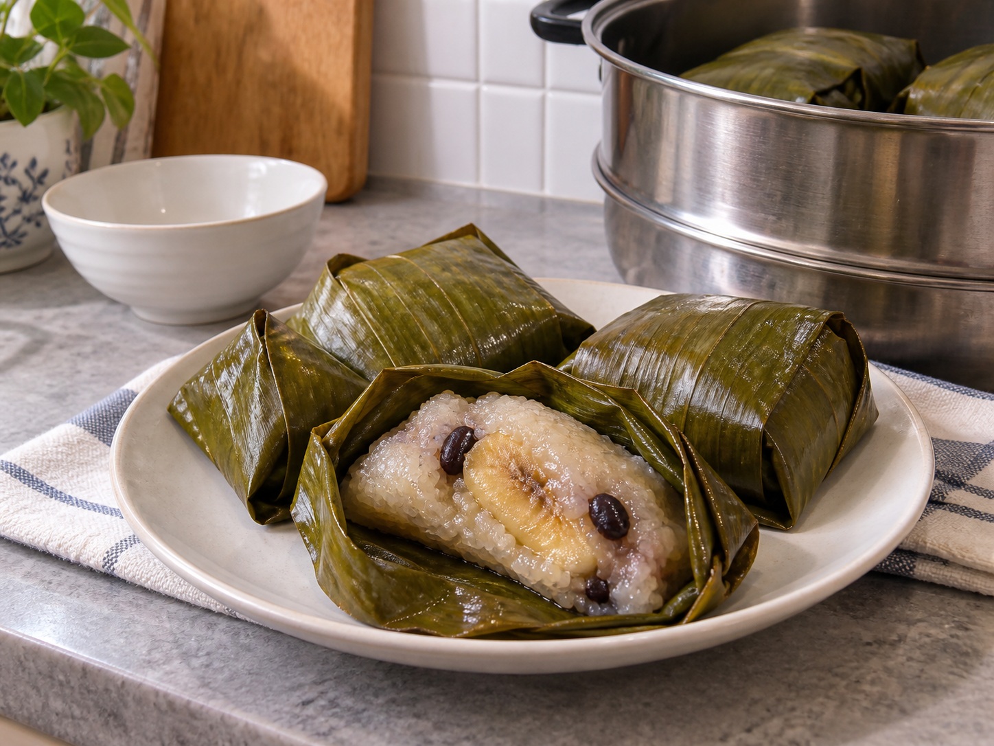 Thai Khao Tom Mad Banana Sticky Rice — 12. Pahingahin nang 15 minuto