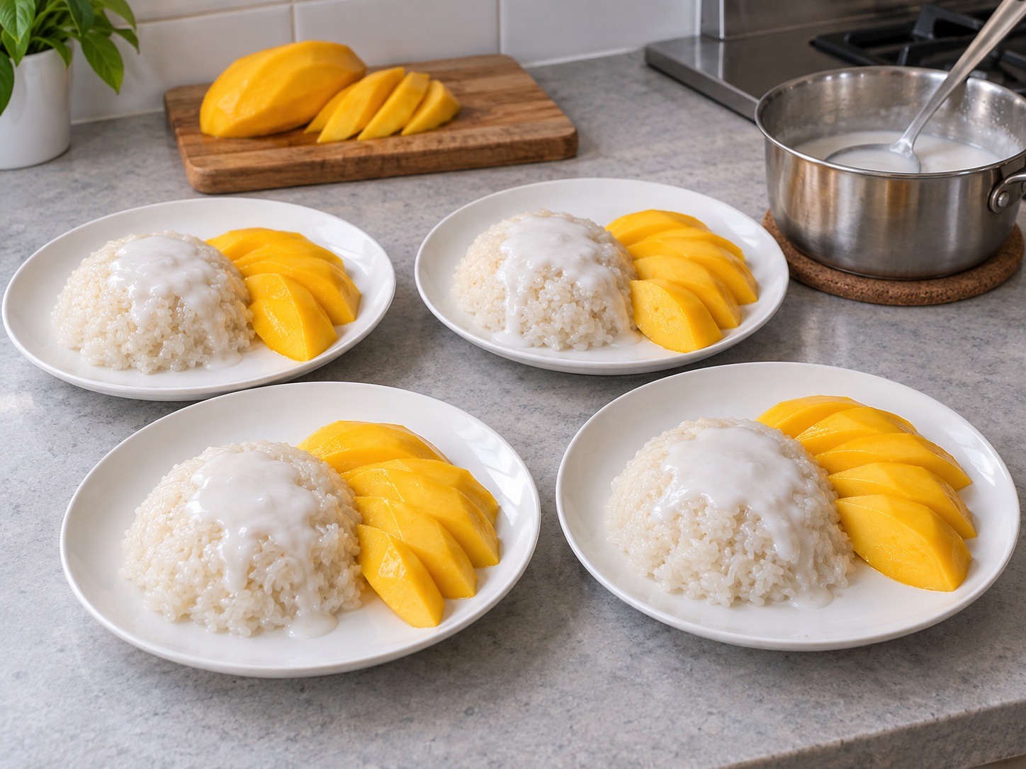 Thai Mango Sticky Rice — Ayusin ang panghimagas