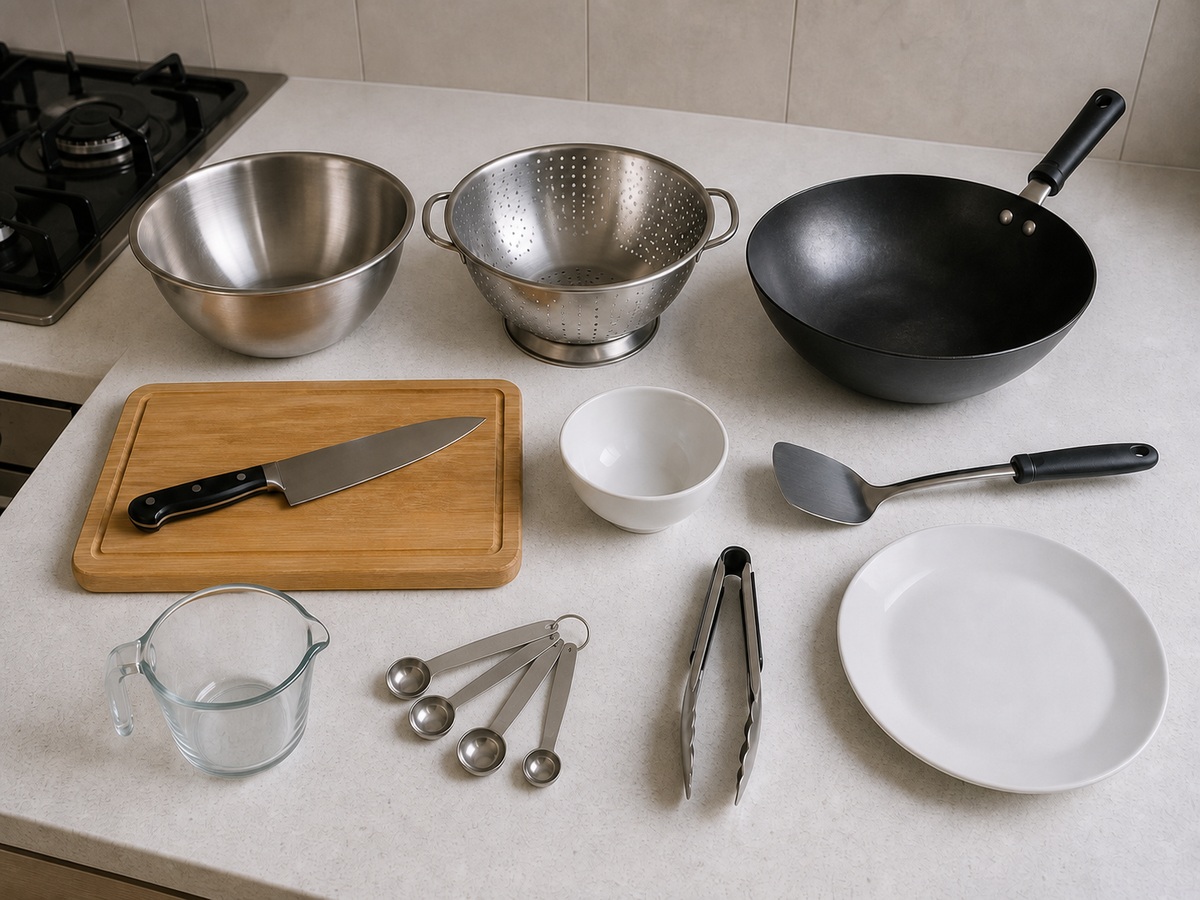 Pad Thai na may Hipon required home-kitchen tools