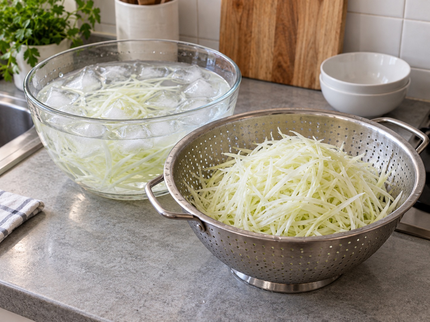 Thai Som Tam Green Papaya Salad — 2. Gadgarin ang papaya