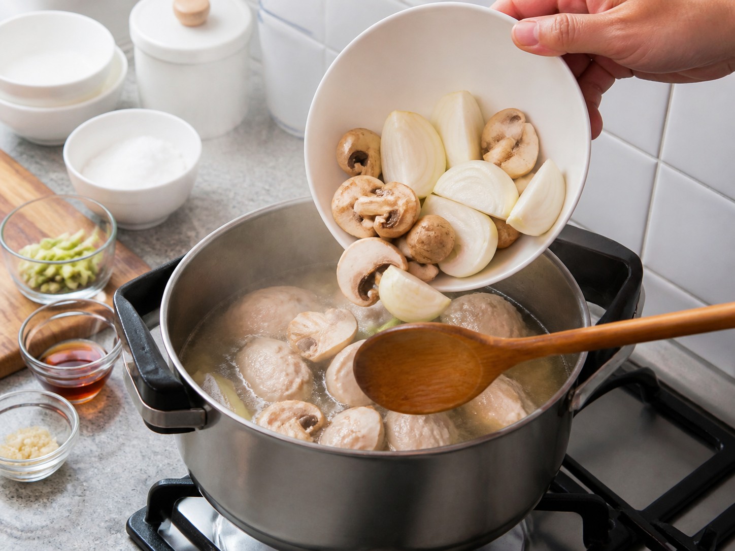 Thai Tom Kha Gai — hakbang 8