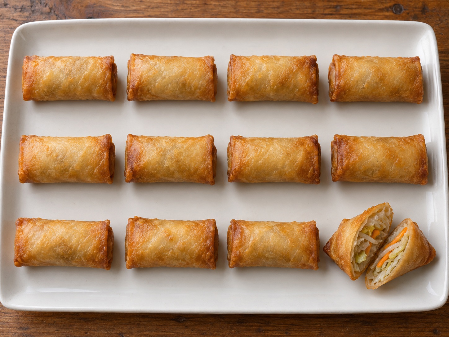Thai Vegetable Spring Rolls — Serve hot