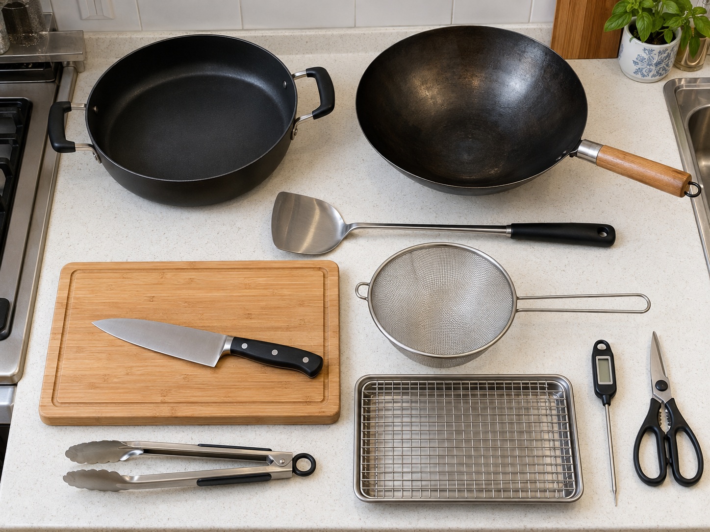 Thai Vegetable Spring Rolls — tools