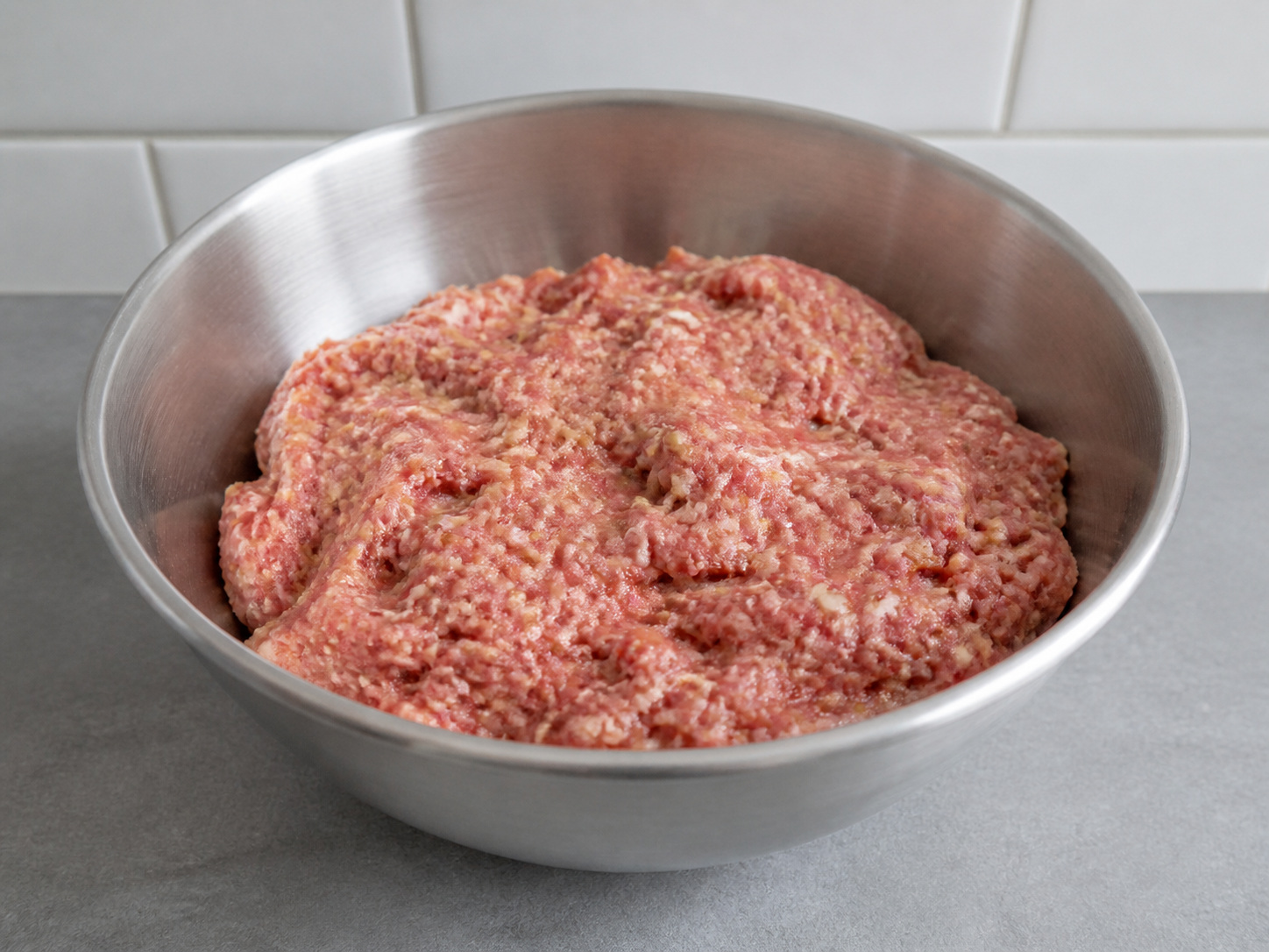 番茄醬焗牛肉批: 調肉批混合物