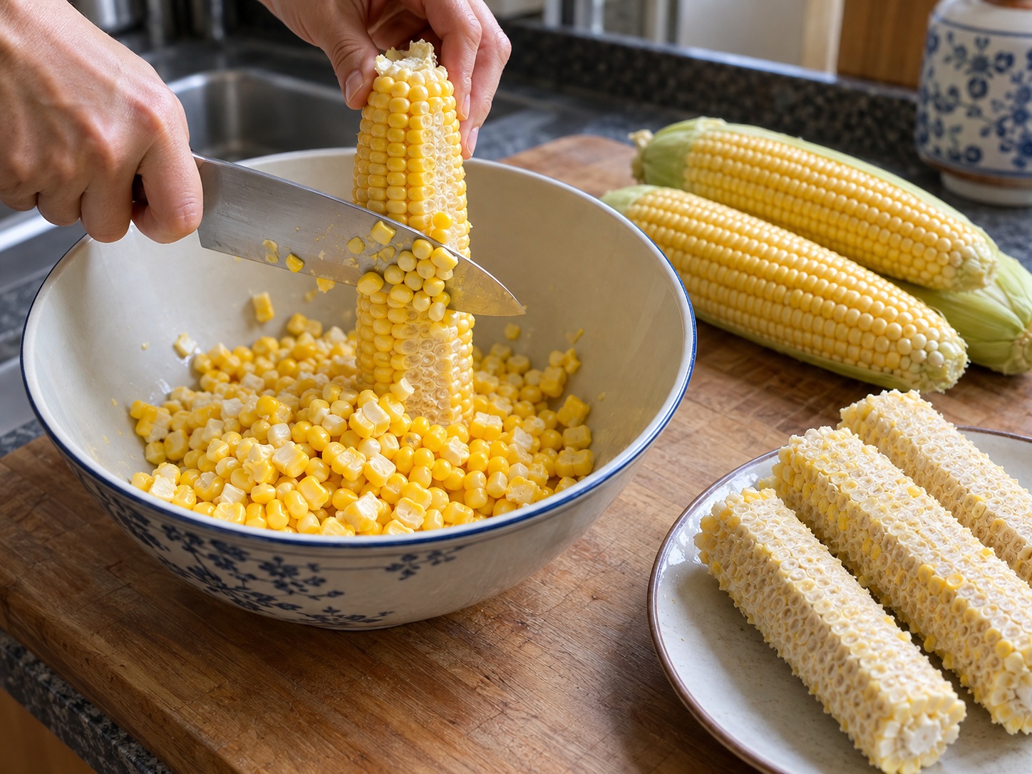 Jagung Tumis Udang Vietnam — Pipil jagung
