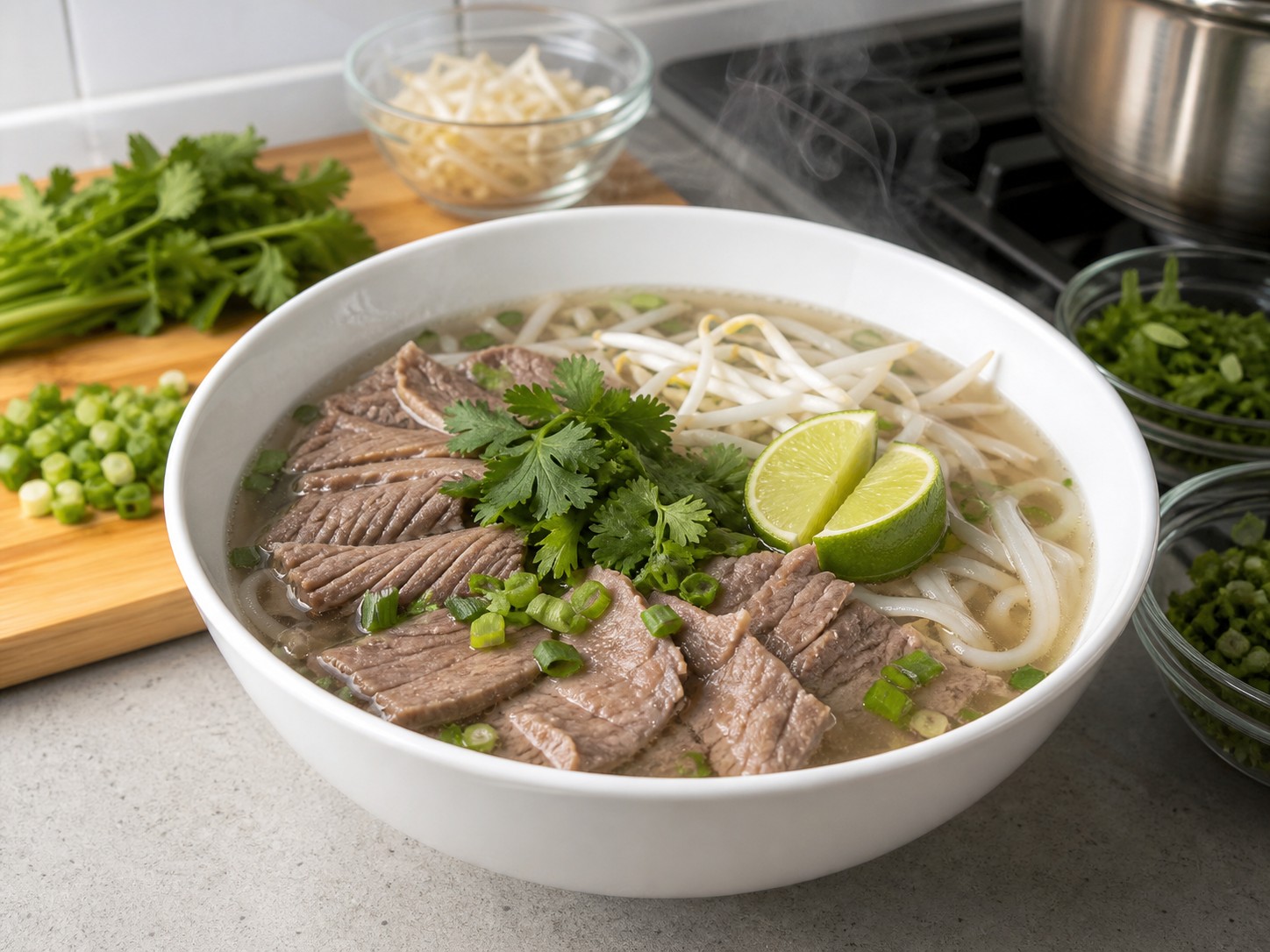 越南牛肉河粉 — 完成菜式