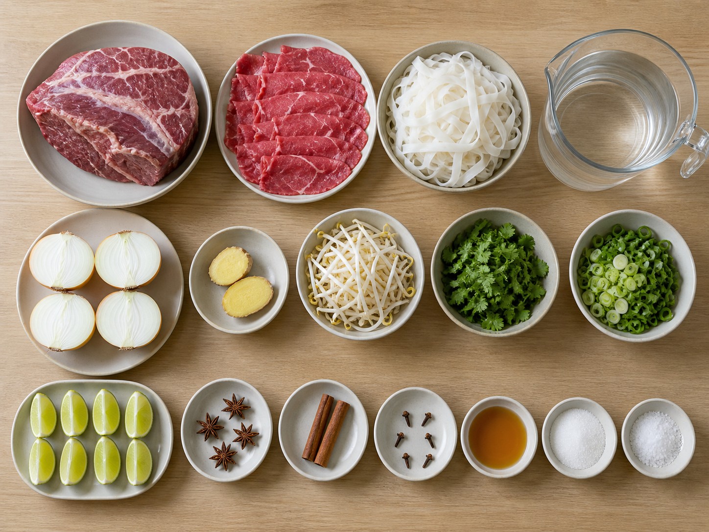 Vietnamese Beef Pho — mga sangkap