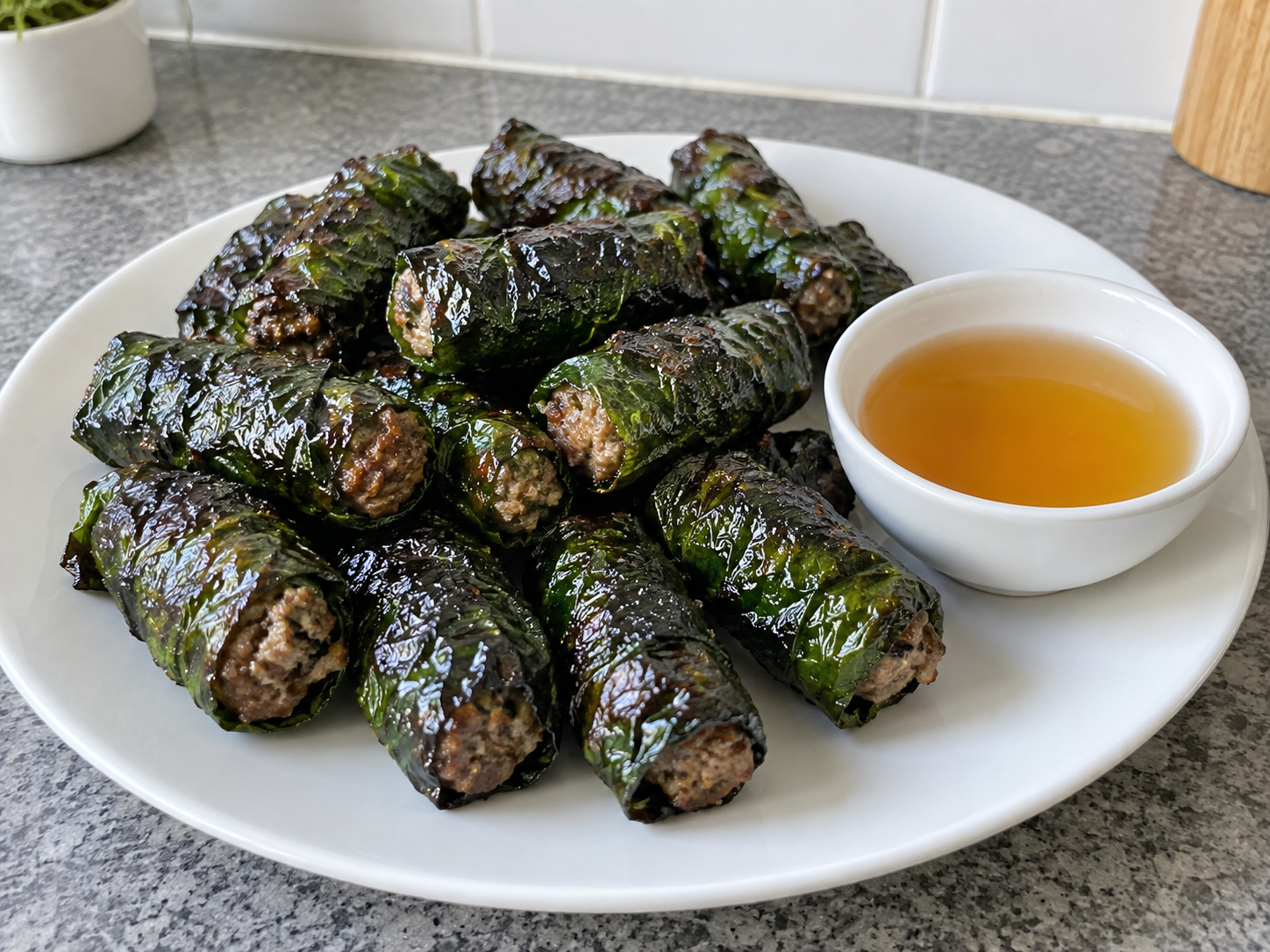 越式蒟葉包牛肉 — 完成圖