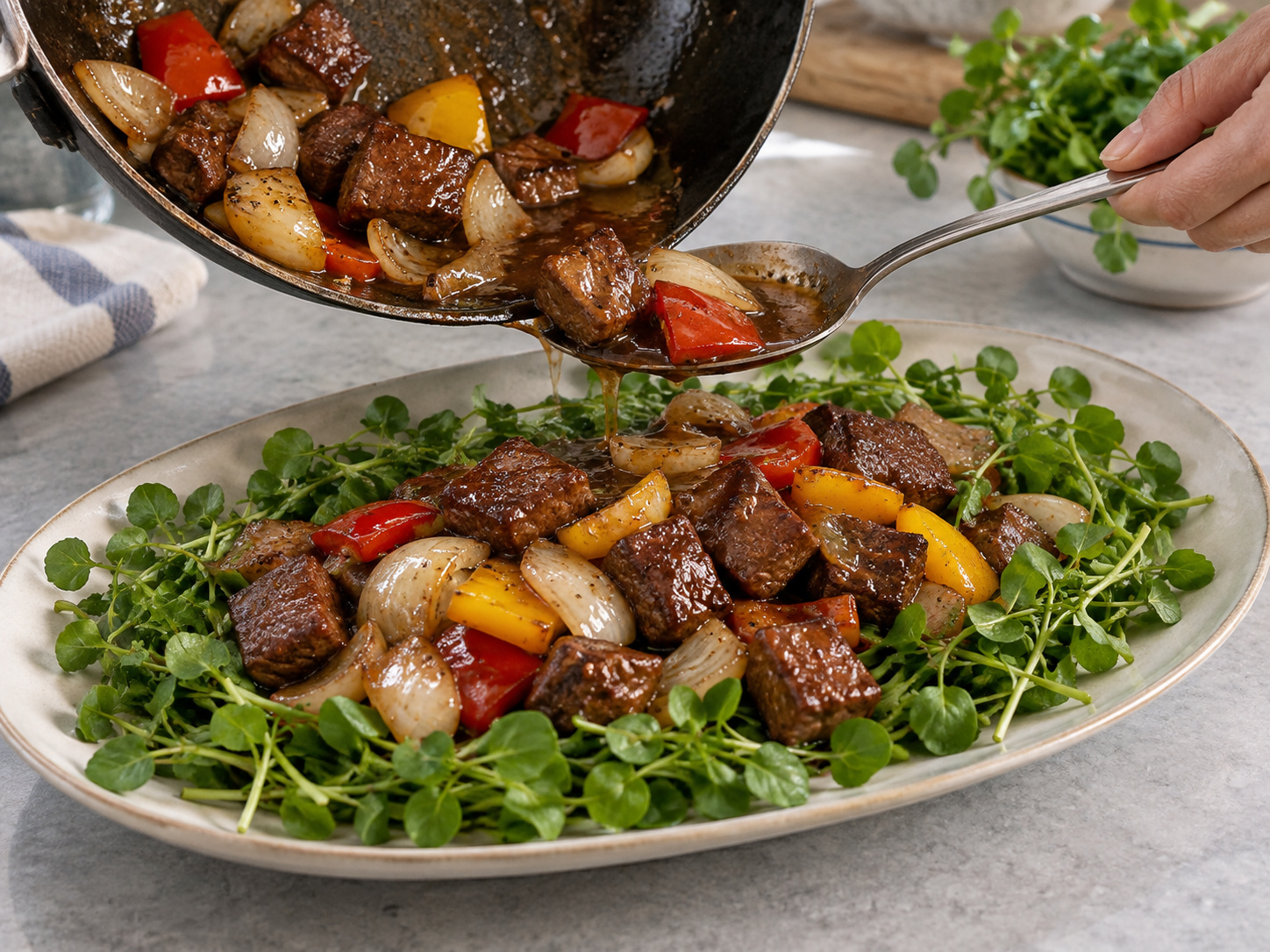 Vietnamese Shaking Beef — Ihain
