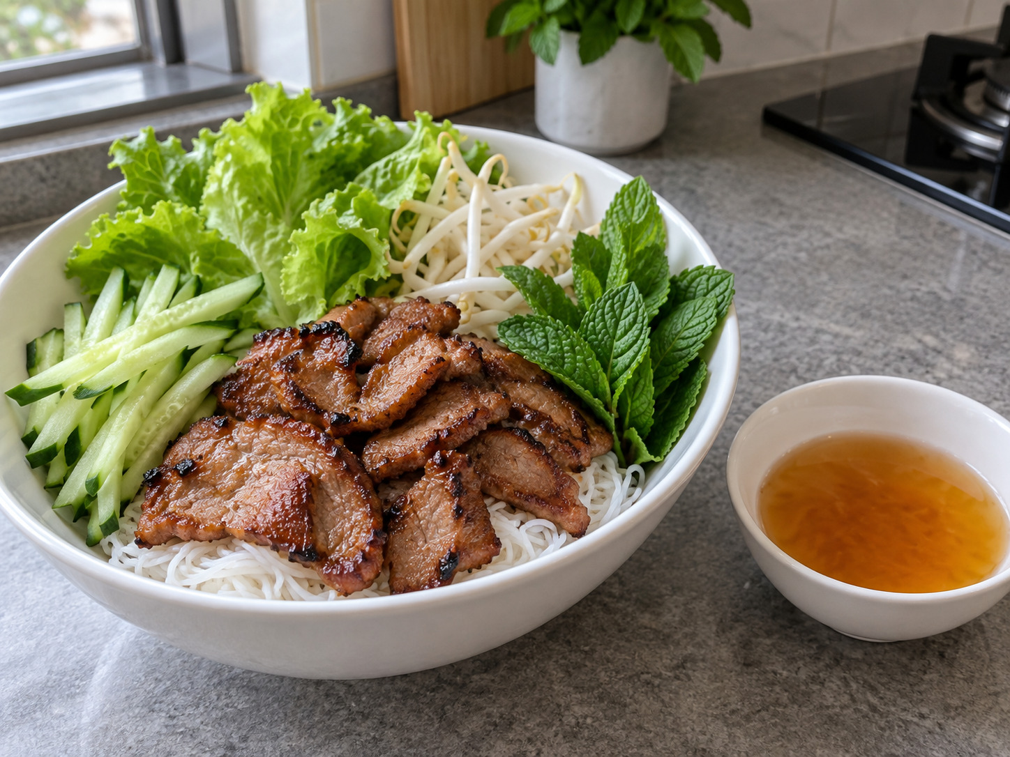 越南烤肉米粉 — 完成圖