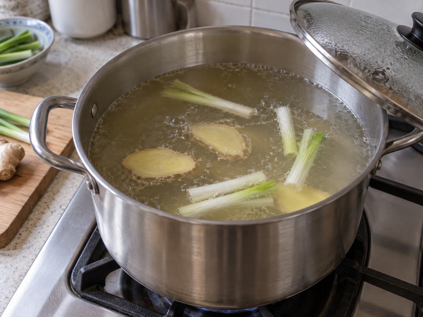 Vietnamese Pumpkin Shrimp Soup — Simulan ang malinaw na sabaw