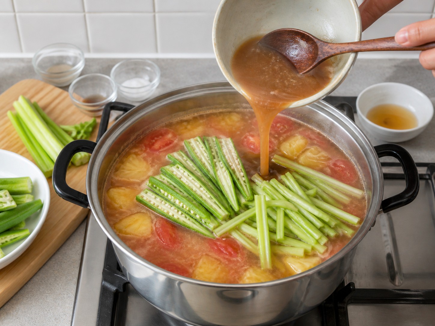 Vietnamese Canh Chua Cá — hakbang 9