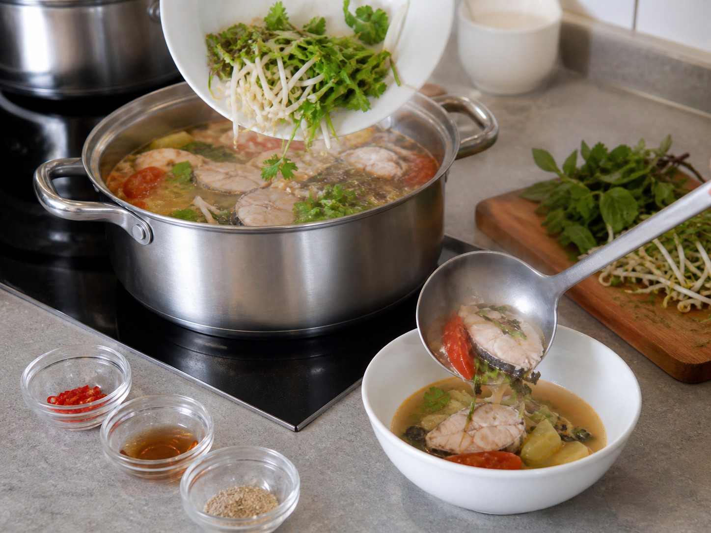 Vietnamese Canh Chua Cá — hakbang 12