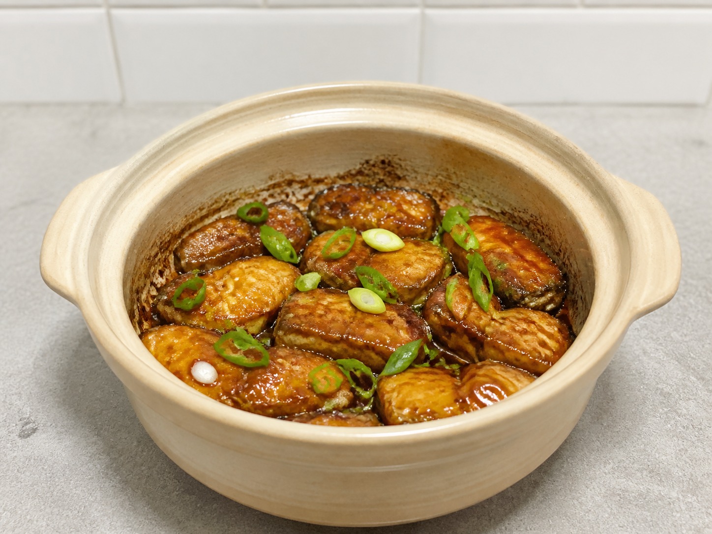 Ikan Karamel Claypot Vietnam — finished dish