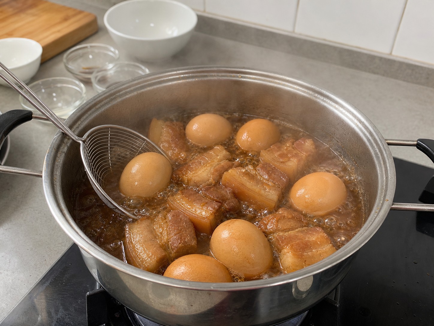 Vietnamese Caramel Pork and Eggs — step 11