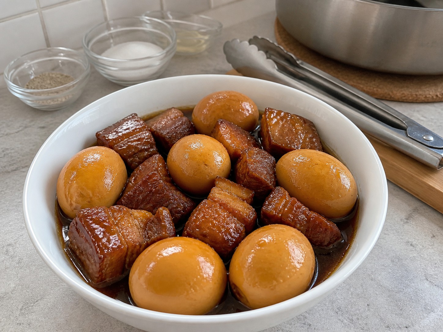 Vietnamese Caramel Pork and Eggs — step 12