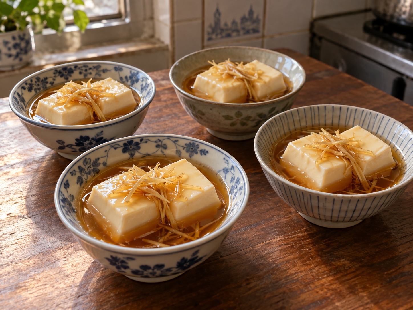 Tahu Karamel Jahe Vietnam — hidangan selesai