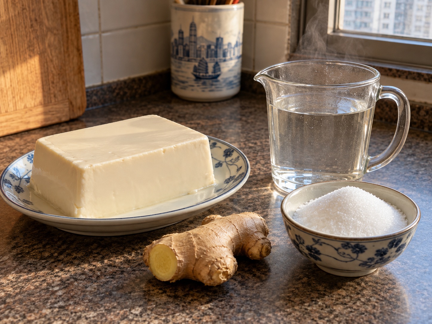 越式薑汁焦糖豆腐 — 材料
