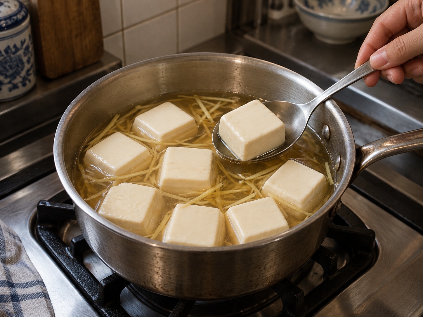越式薑汁焦糖豆腐 — 翻面不碎