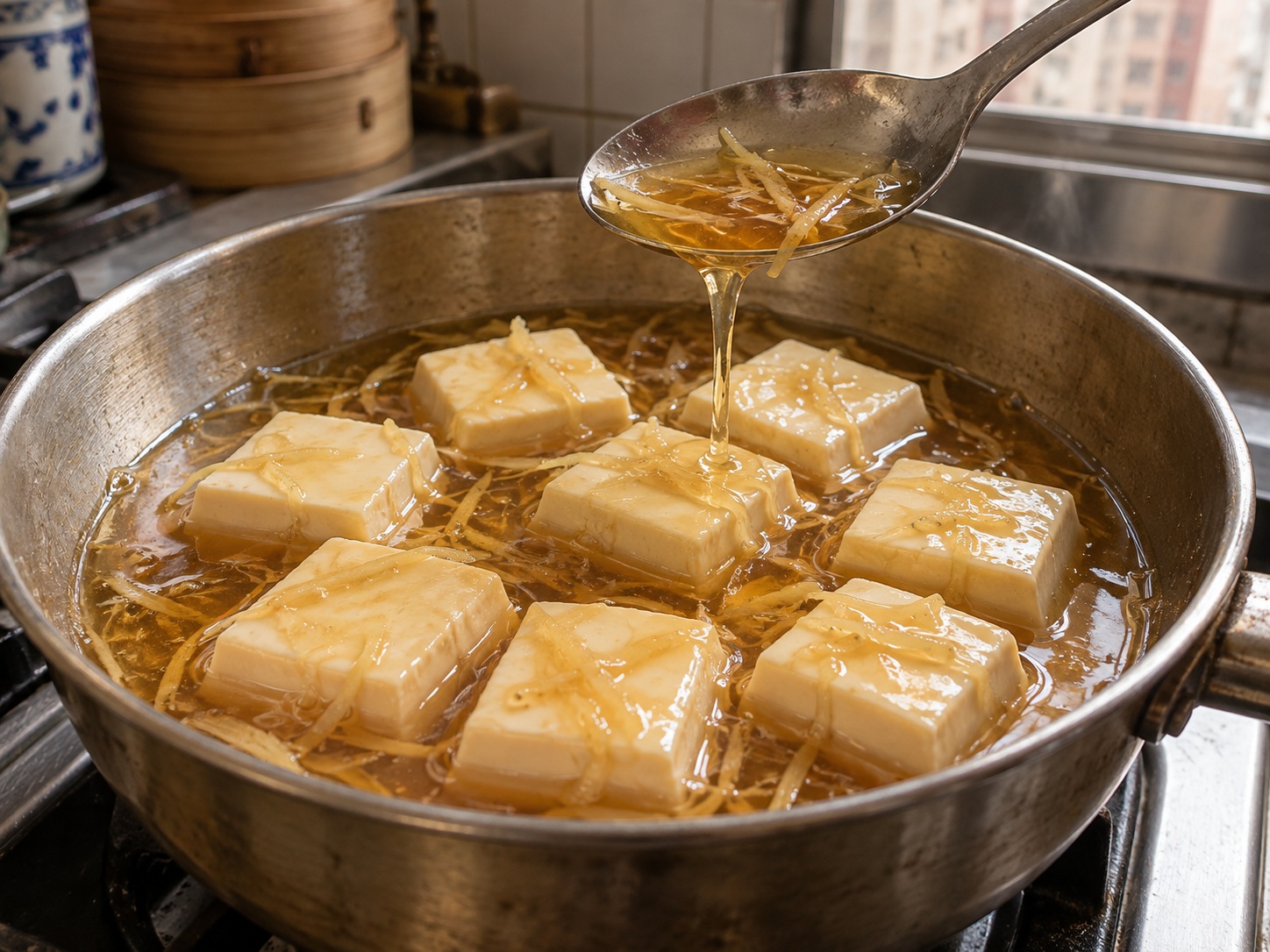 越式薑汁焦糖豆腐 — 檢查狀態